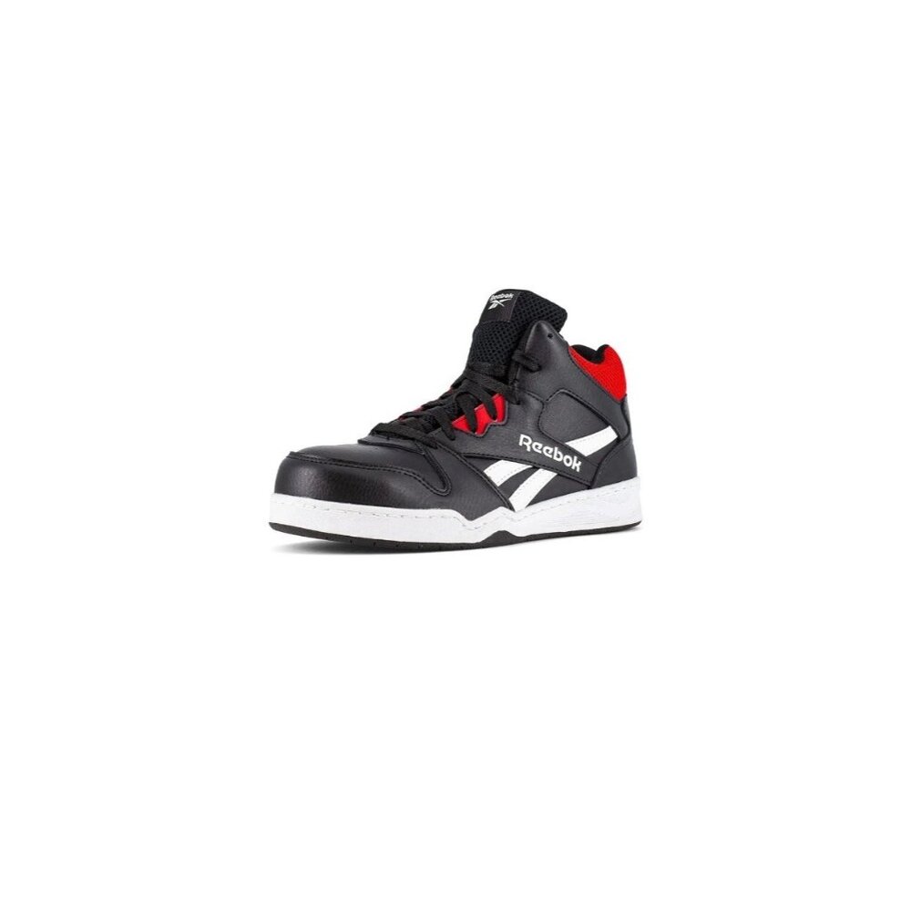 Reebok BB4500 Work Men's CompositeHigh Top Sneaker Size: 7 Black-Red
